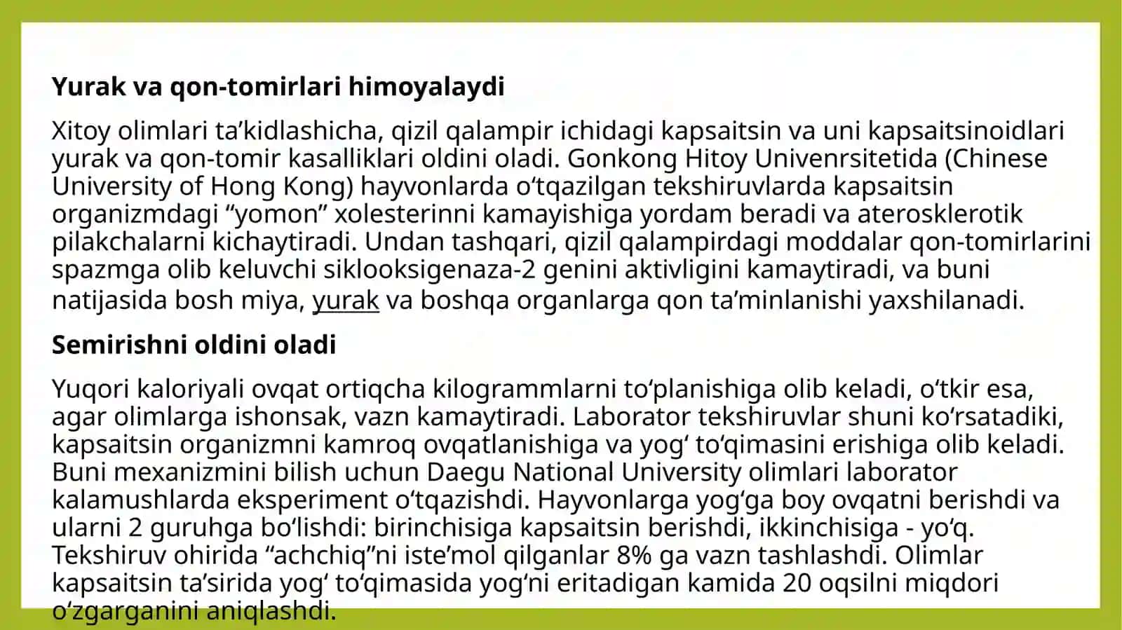 Qalampir o’simligining dorivorligi va yetishtirish texnologiyasi 4