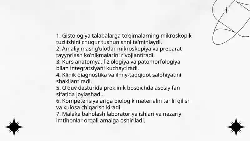 Gistologiya fanining maqsad va vazifalari fanning rivojlanish tarixi 4
