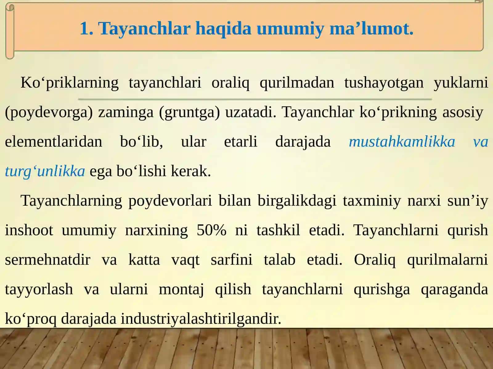 TEMIRBETON KО‘PRIKLAR TAYANCHLARI 4