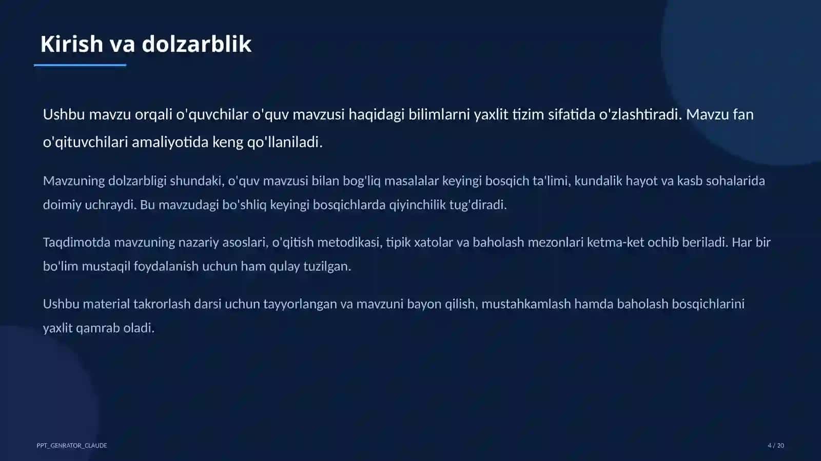 Yangi o'quv rejasi 2026-2027: fanlar bo'yicha soatlar o'zgarishi va o'qituvchi uchun amaliy xulosalar (2026) 4
