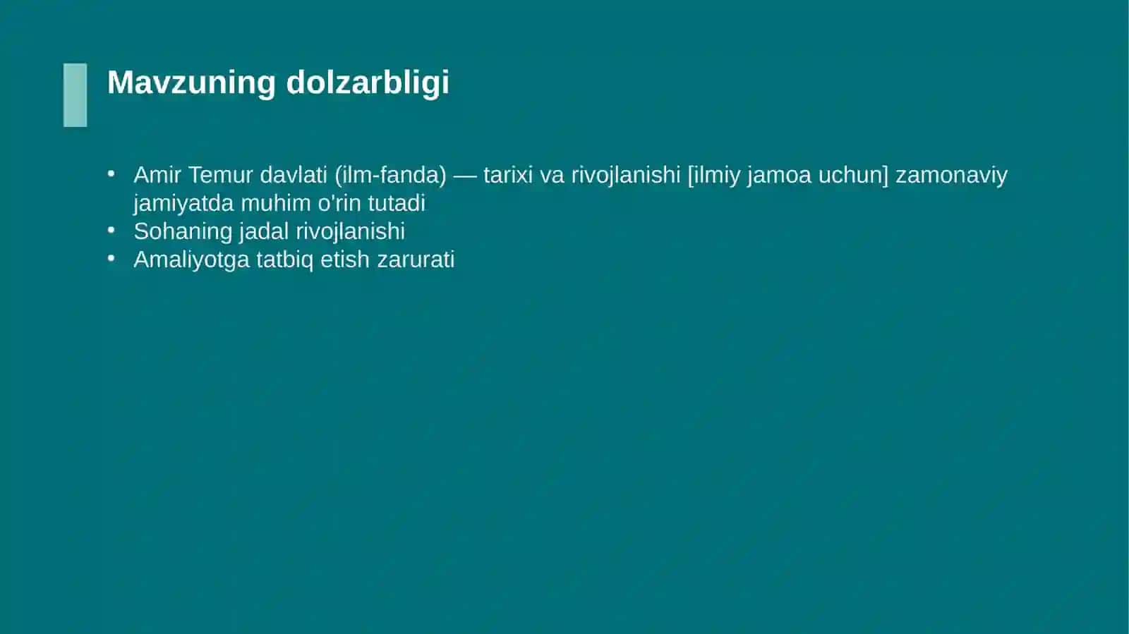 Amir Temur davlati (ilm-fanda) — tarixi va rivojlanishi [ilmiy jamoa uchun] 4
