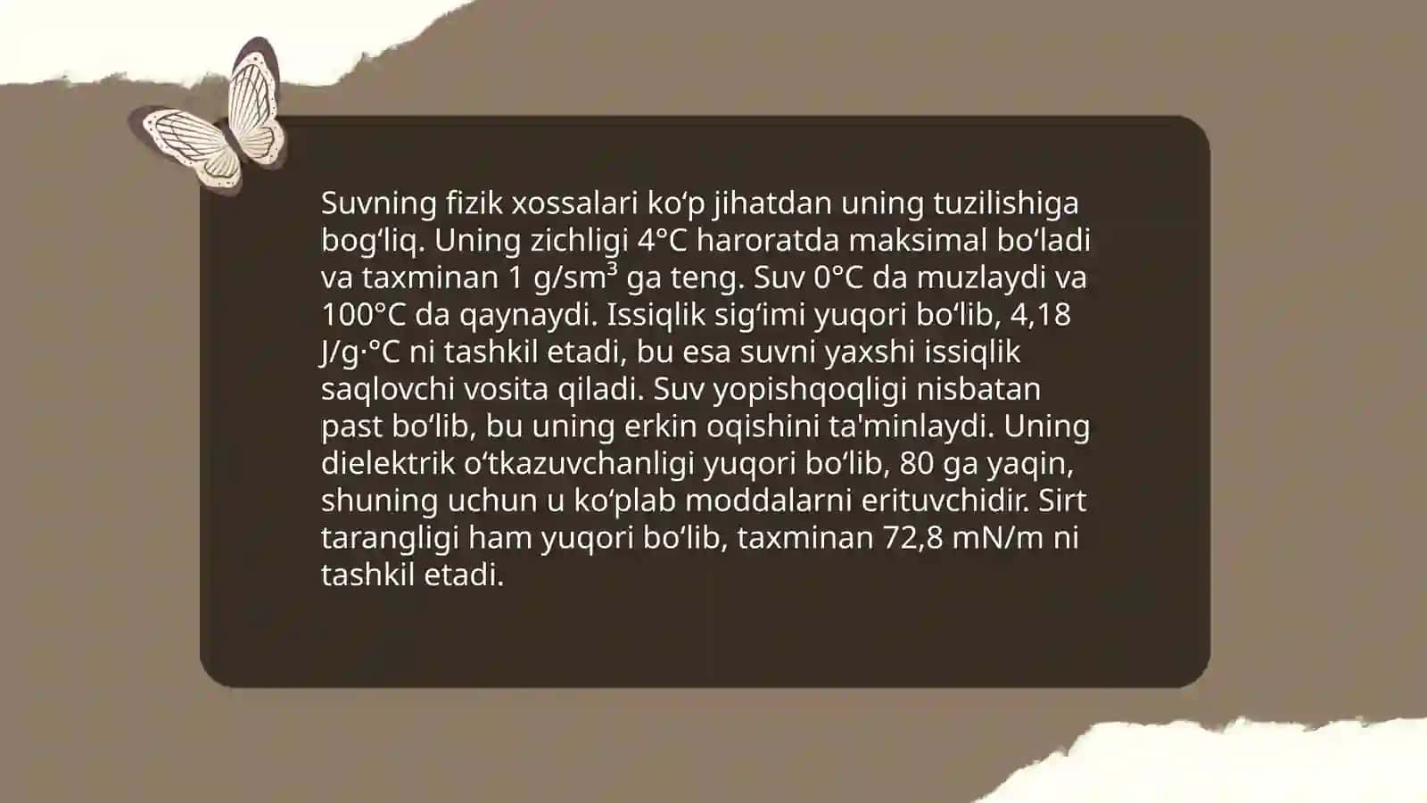 Suv va uning xossalari 4