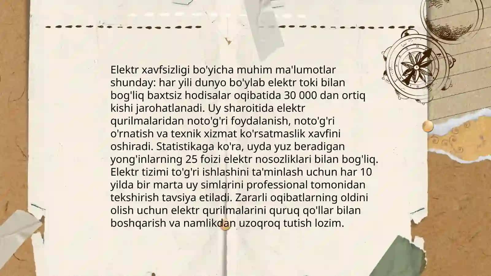 Texnika xavfsizligi qoidalari 4