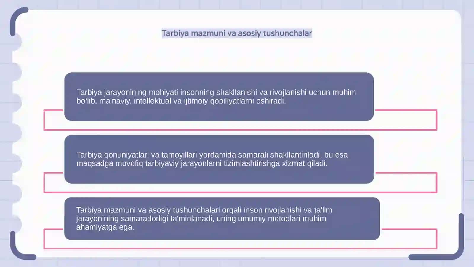 Tarbiya jarayonining mohiyati 4