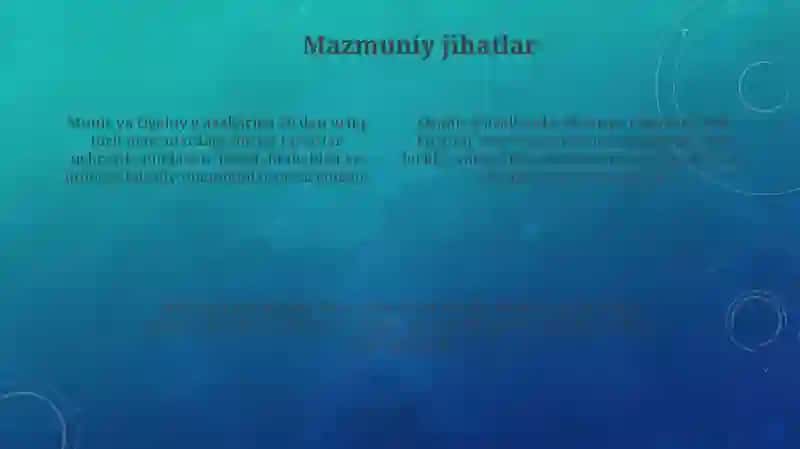 Munis va Ogahiy ğazallarini badiiy tahlil qilish 4