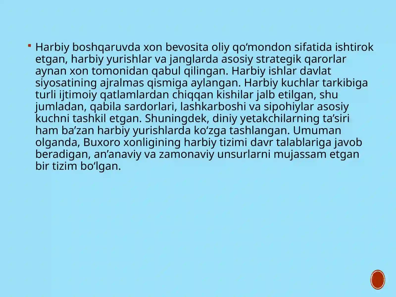 Buxoro xonligida harbiy ish 4