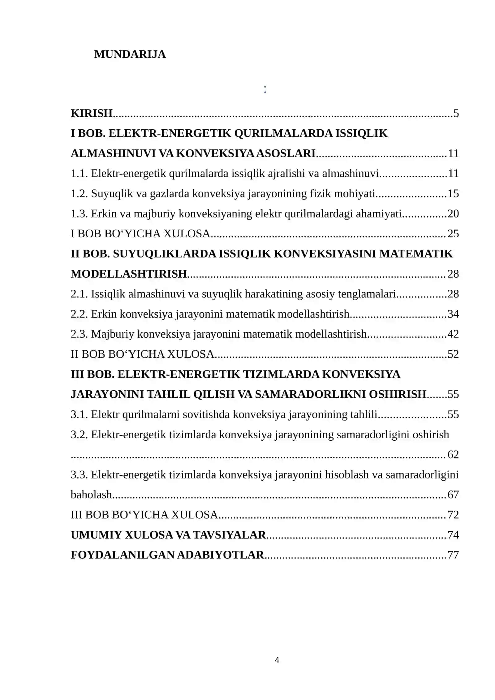 Suyuqlikdagi issiqlik konveksiyasini (erkin va majburiy) modellashtirish 4