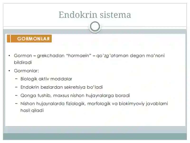 Ichki sekretsiya bezlari fiziologiyasi 4
