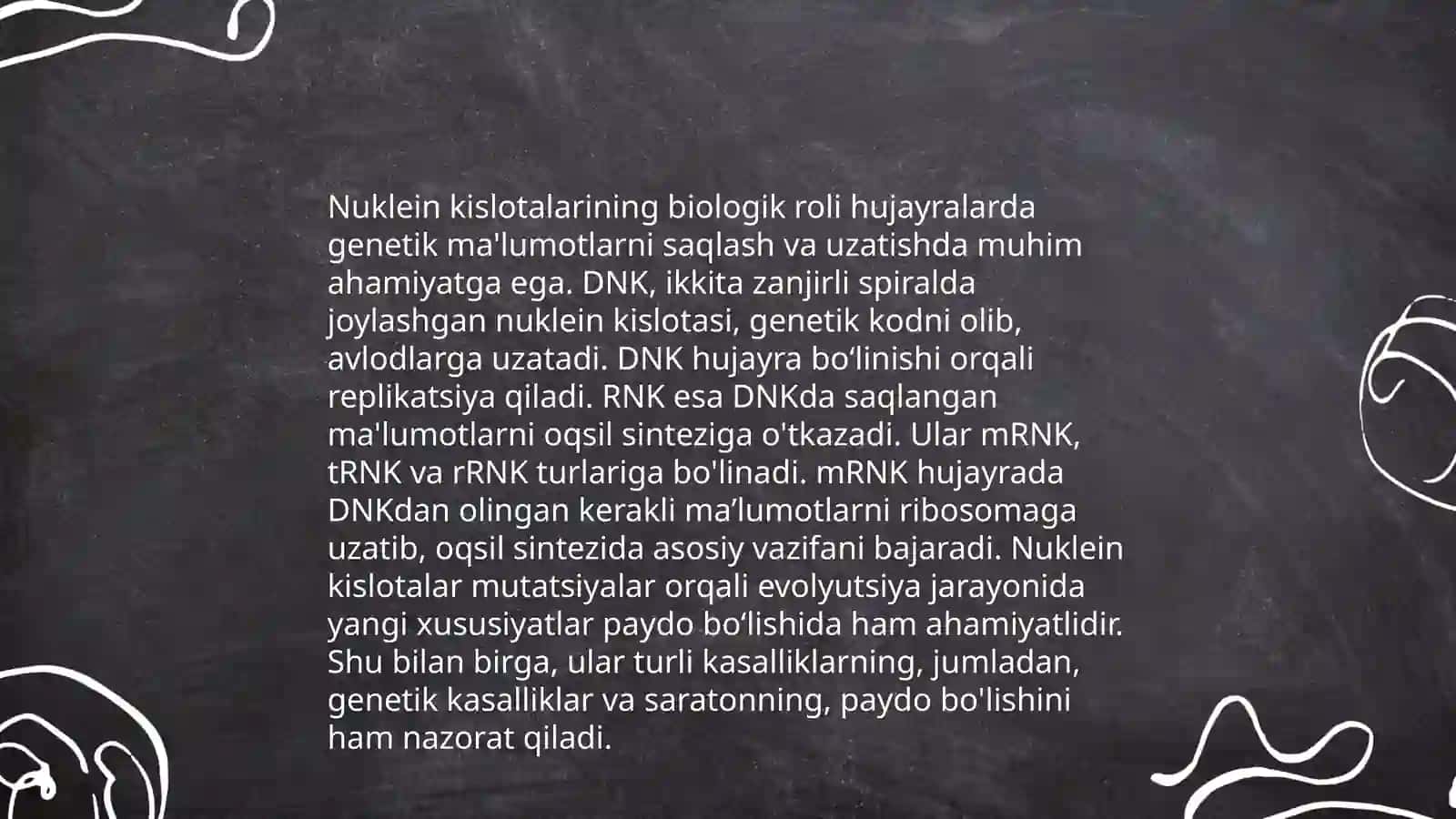 Genetika biosintezi jarayoni va swot tahlili 4
