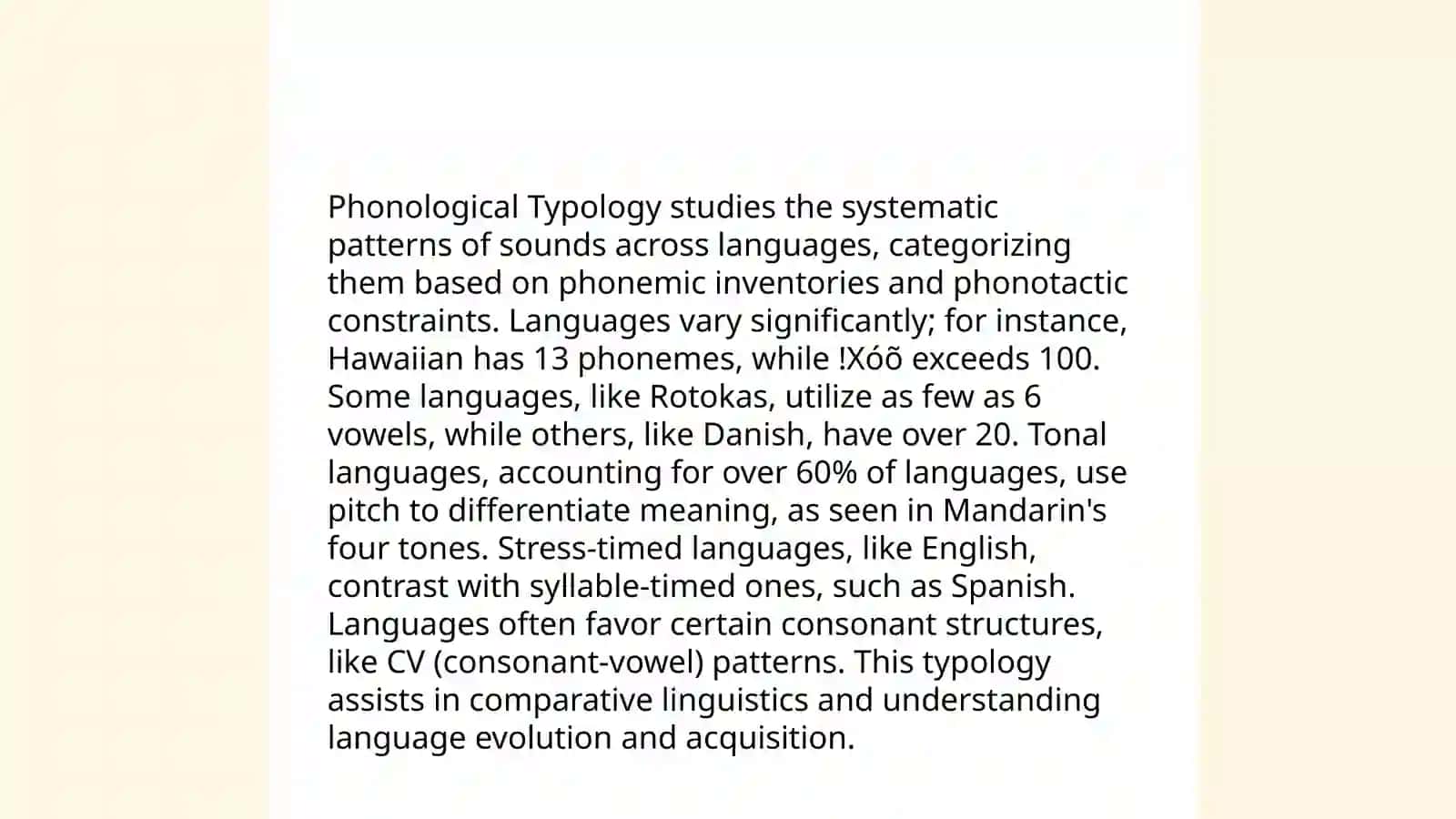 Comparative Typology and its major distinctive features 4