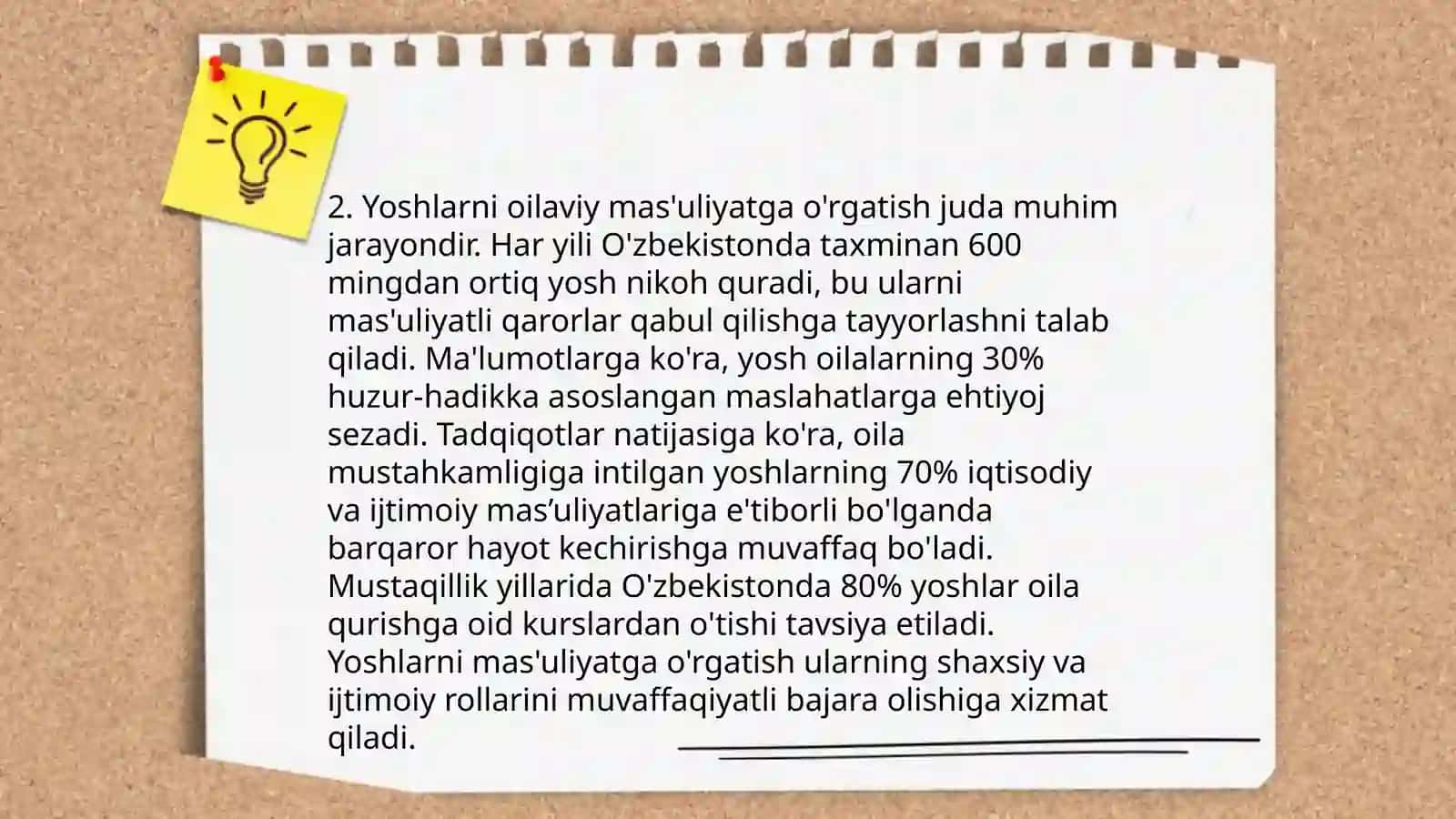 Yoshlarni oilaviy hayotga tayyorlash zaruriyati 4