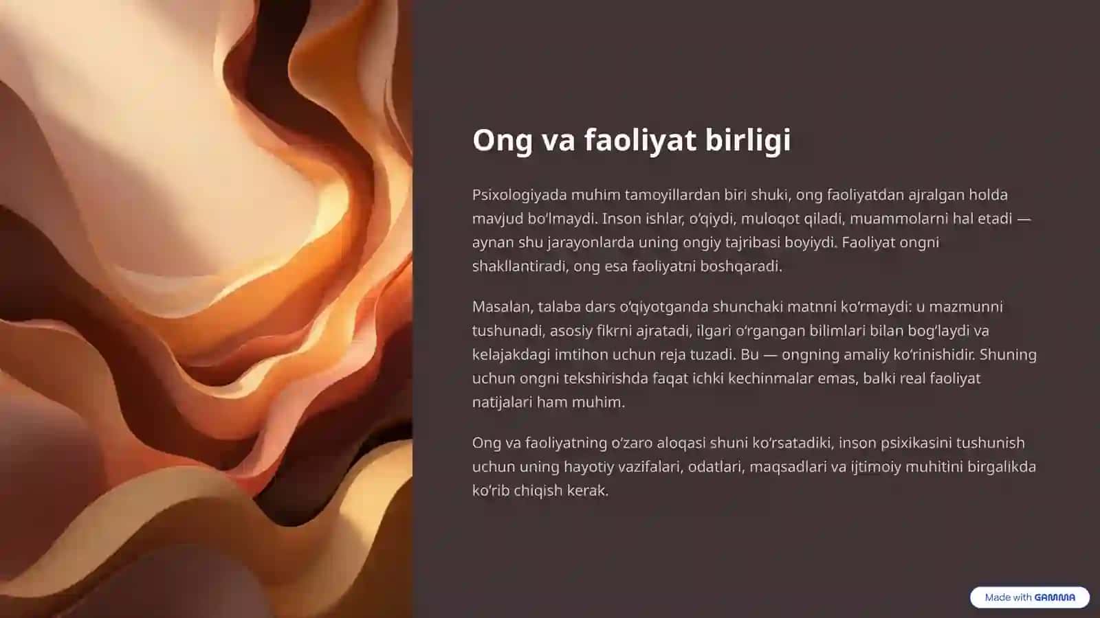 Ong haqida tushuncha va uning xossalari mavzusida tayyor taqdimot 4