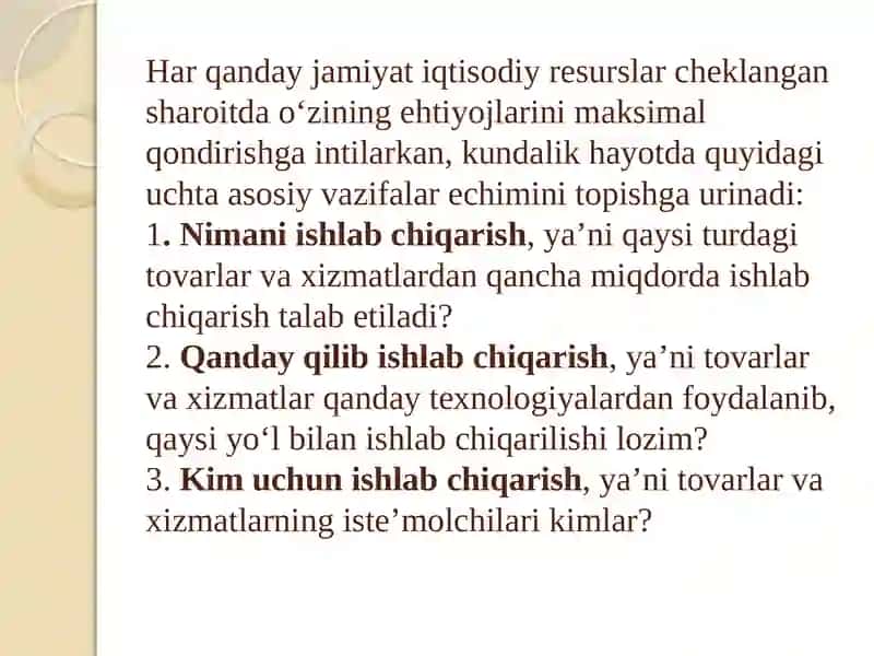 MIKROIQTISODIYOT FАNINING MАZMUNI, PRЕDMЕTI VАO‘RGАNISH USULLАRI 4