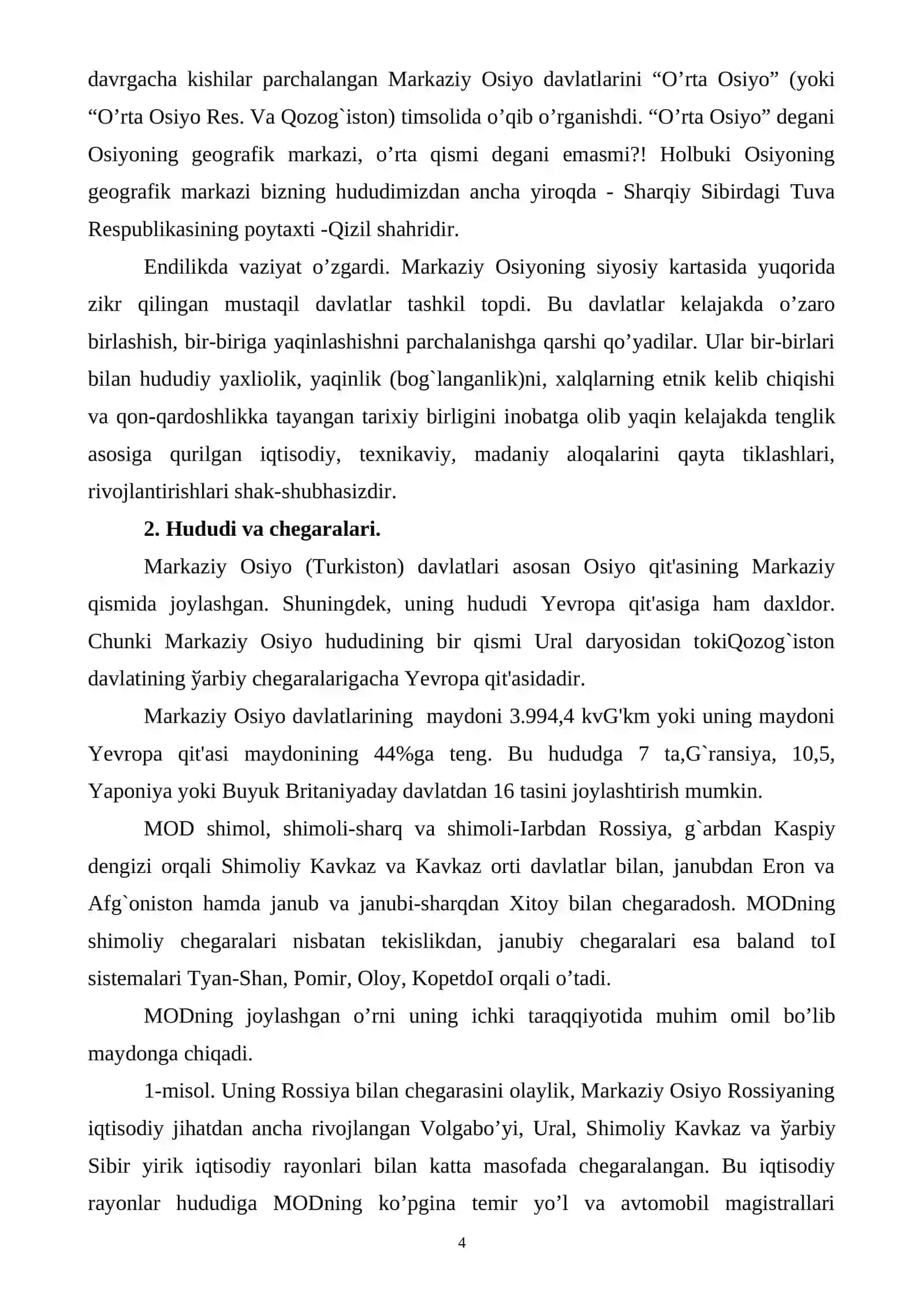 Markaziy Osiyo Davlatlari Geografiyasi 4