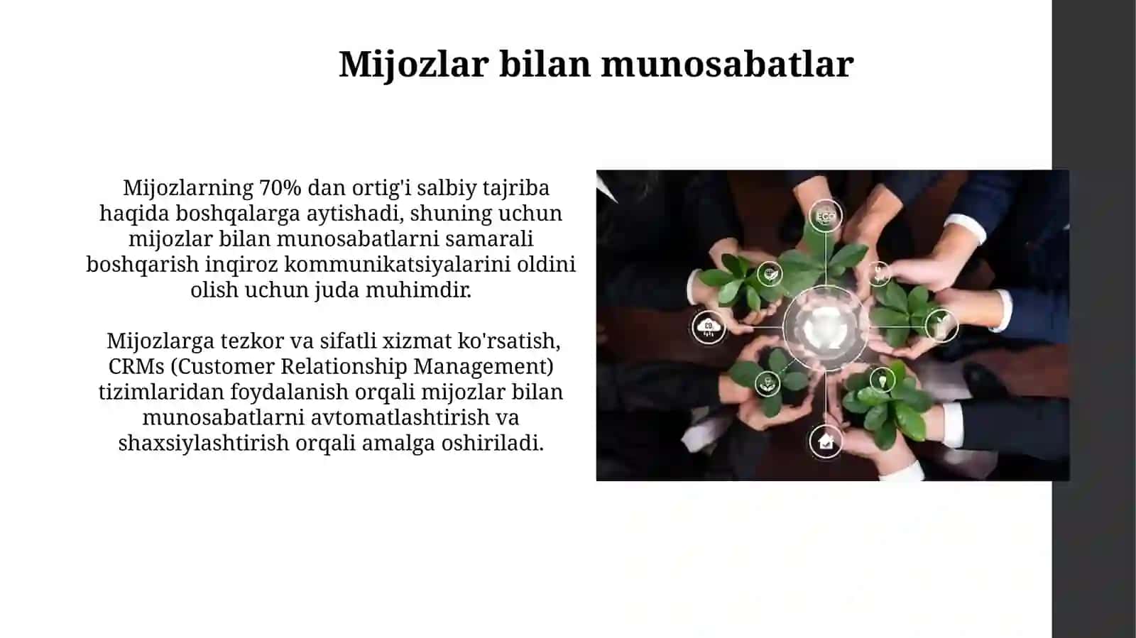 Biznesda ijtimoiy ma'suliyat va jamoat bilan aloqalar 4