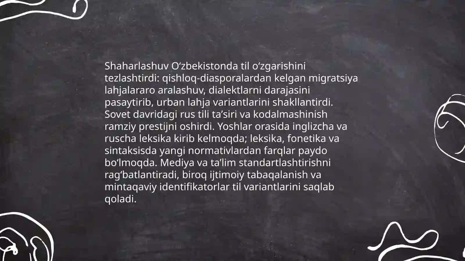 SOTSIOLINGVISTIKANING DOLZARB MASALALARI(OʻZBEKISTON MISOLIDA) 4