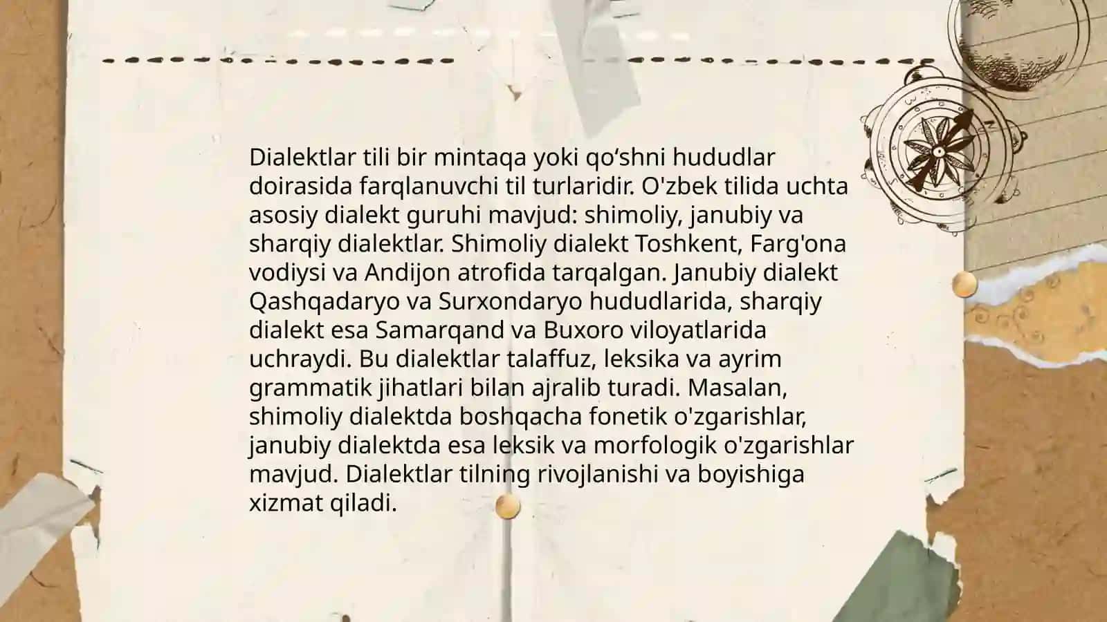 Bir-biriga yaqin lahjalar tili tizimi 4