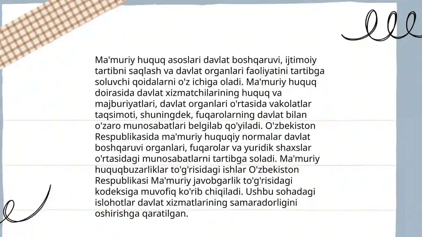 Davlat boshqaruvining maʼmuriy huquqiy shakllari 4