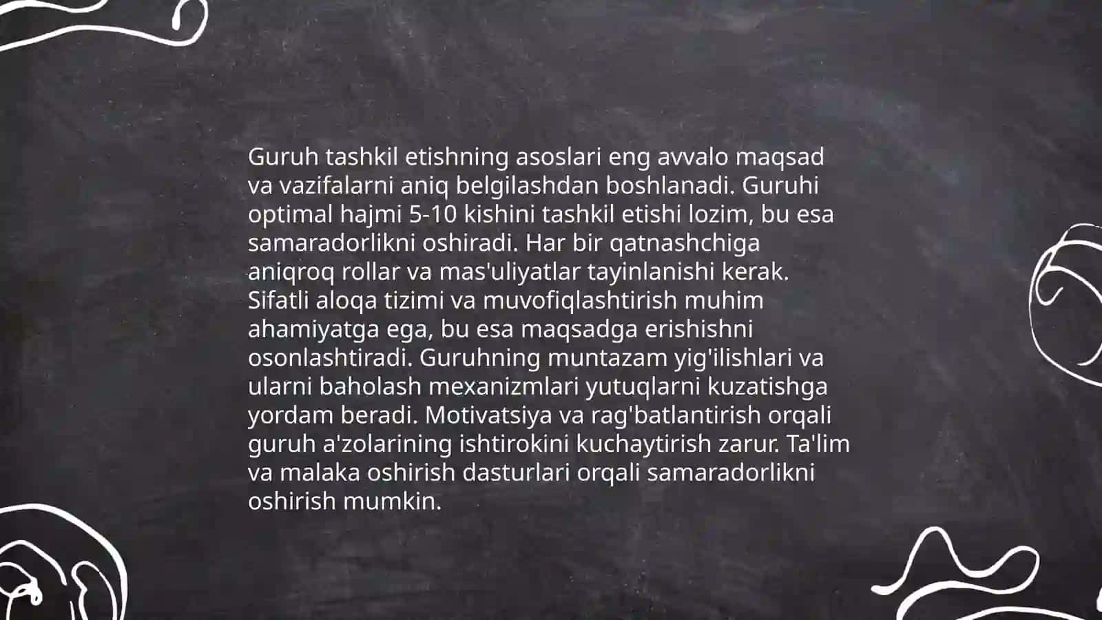 "G'amxorlik" guruhini tashkil etish, guruhga qabul qilish va undan chiqarish tartibi 4