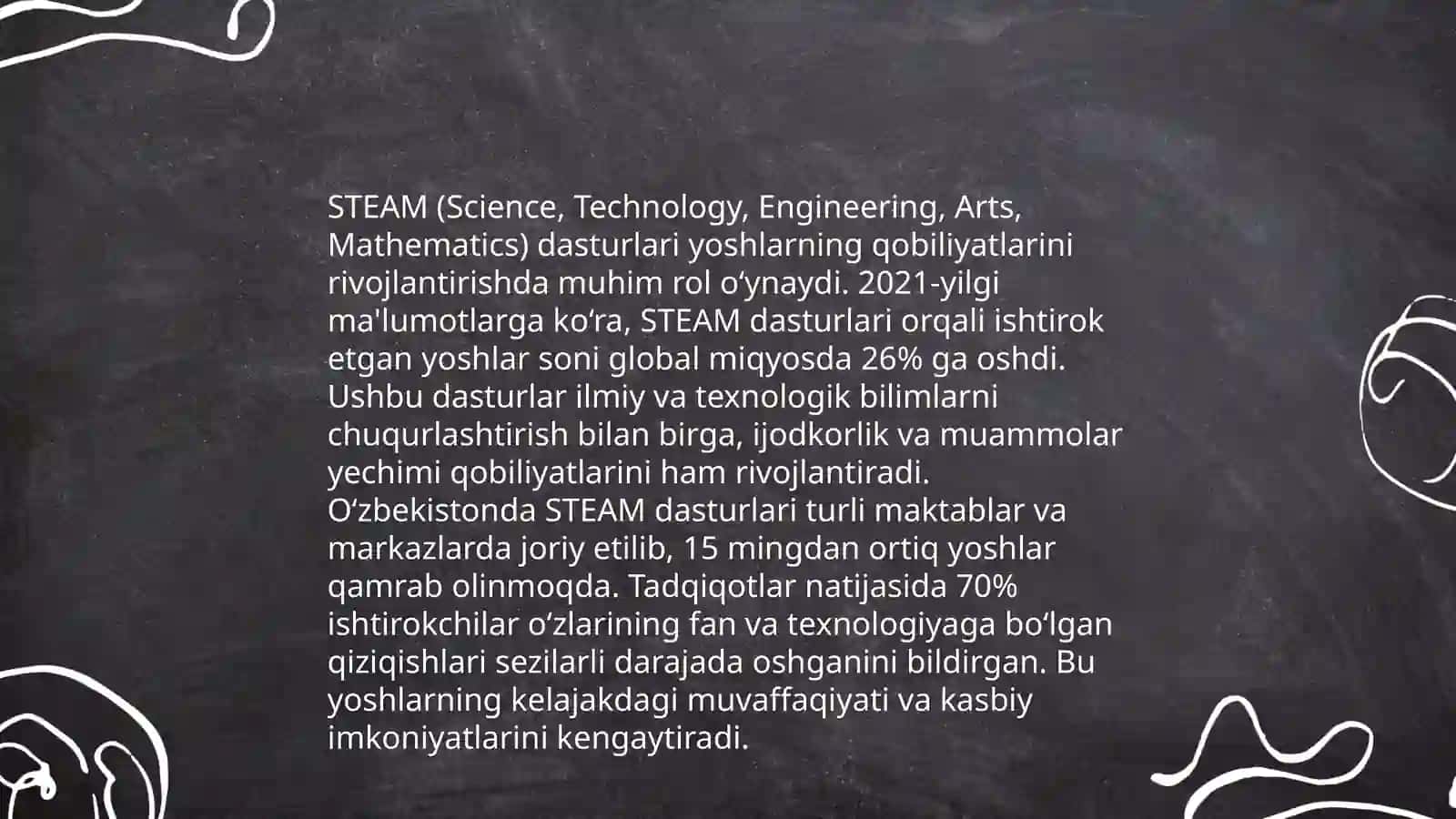 O'zbekistonda STEAM ta'limining rivojlanishi 4