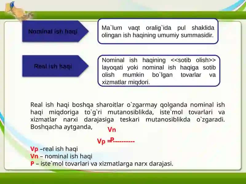 Mehnat munosabatlarining iqtisodiy mazmuni va kasb-avduslarining ro'li 4