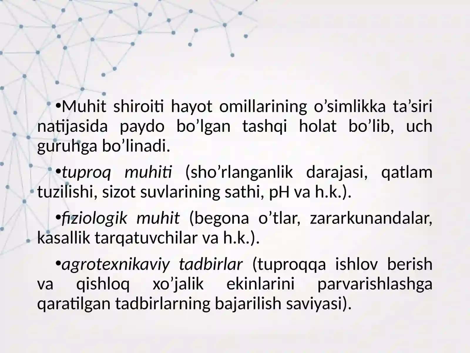 Dehqonchilik ilmiy asoslari 4