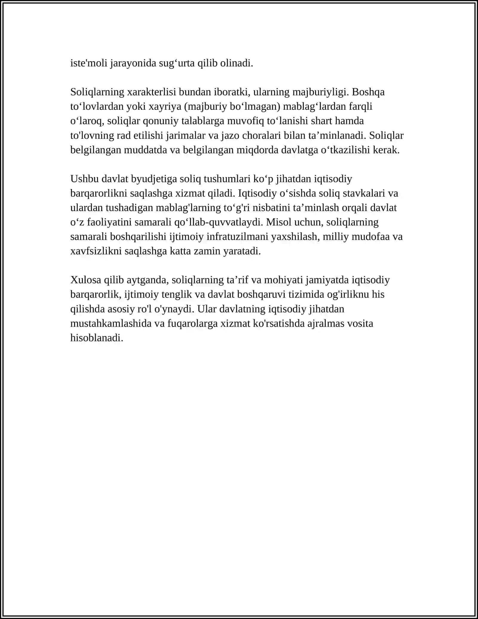 SOLIQLARNING XARAKTERLIGI 4