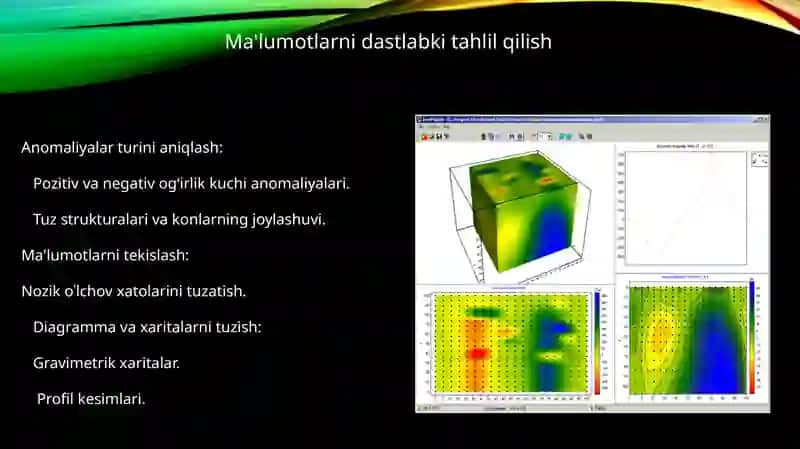 Gravirazvetka natijalari geologik tahlil qilish 4