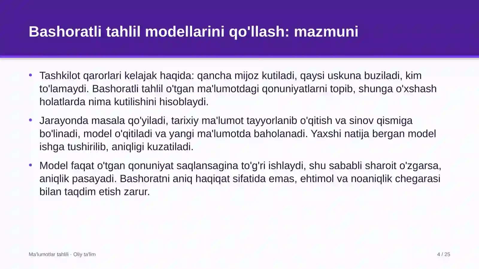 Blogerlik faoliyatida bashoratli tahlil modellarini qo'llash 4