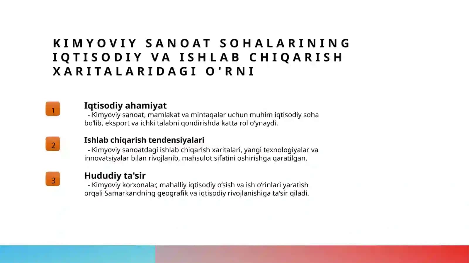 Samarqand  viloyatidagi kimyoviy ishlab chiqarish korxonalari 4