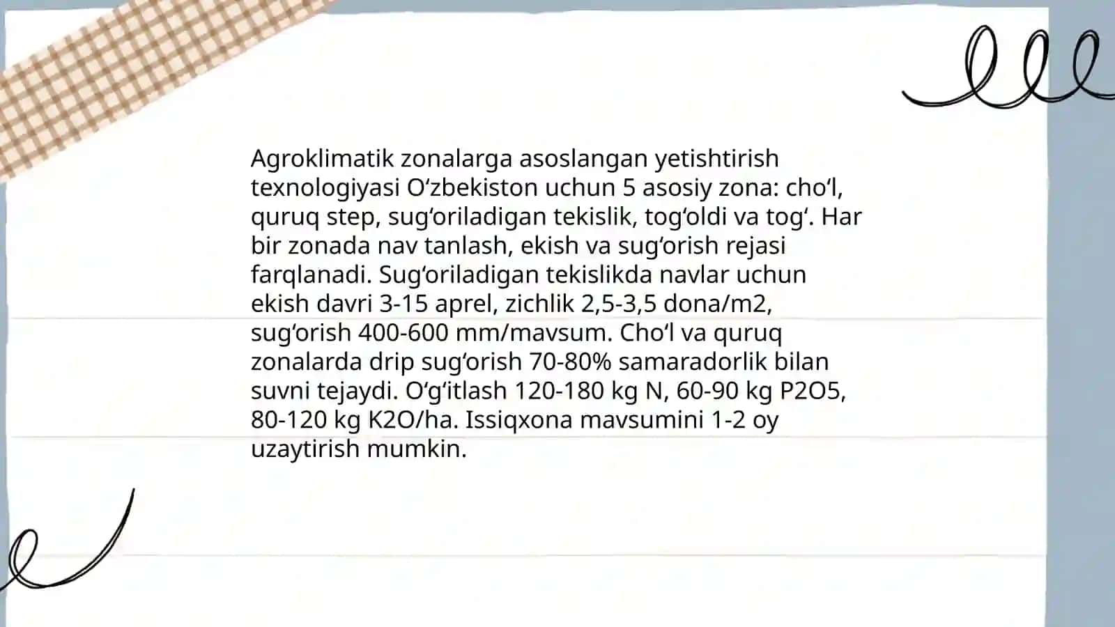 Òzbekistonda rayonlashgan tamatdosh oilalarini yetishtirish texnalogiyasi 4