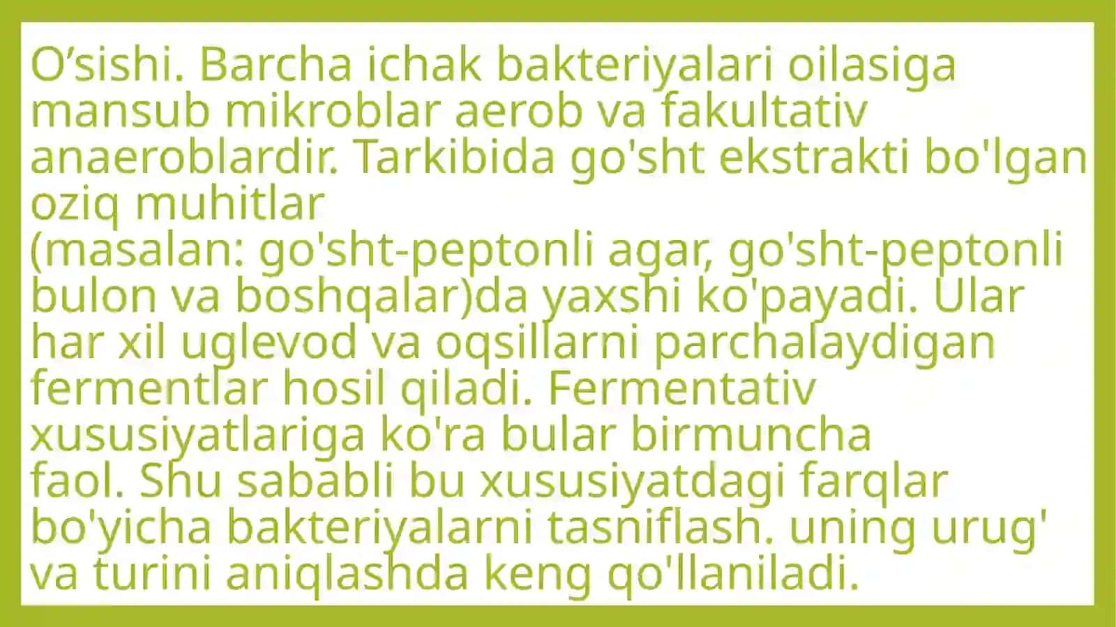 Enterobakteriyalar oilasi 4