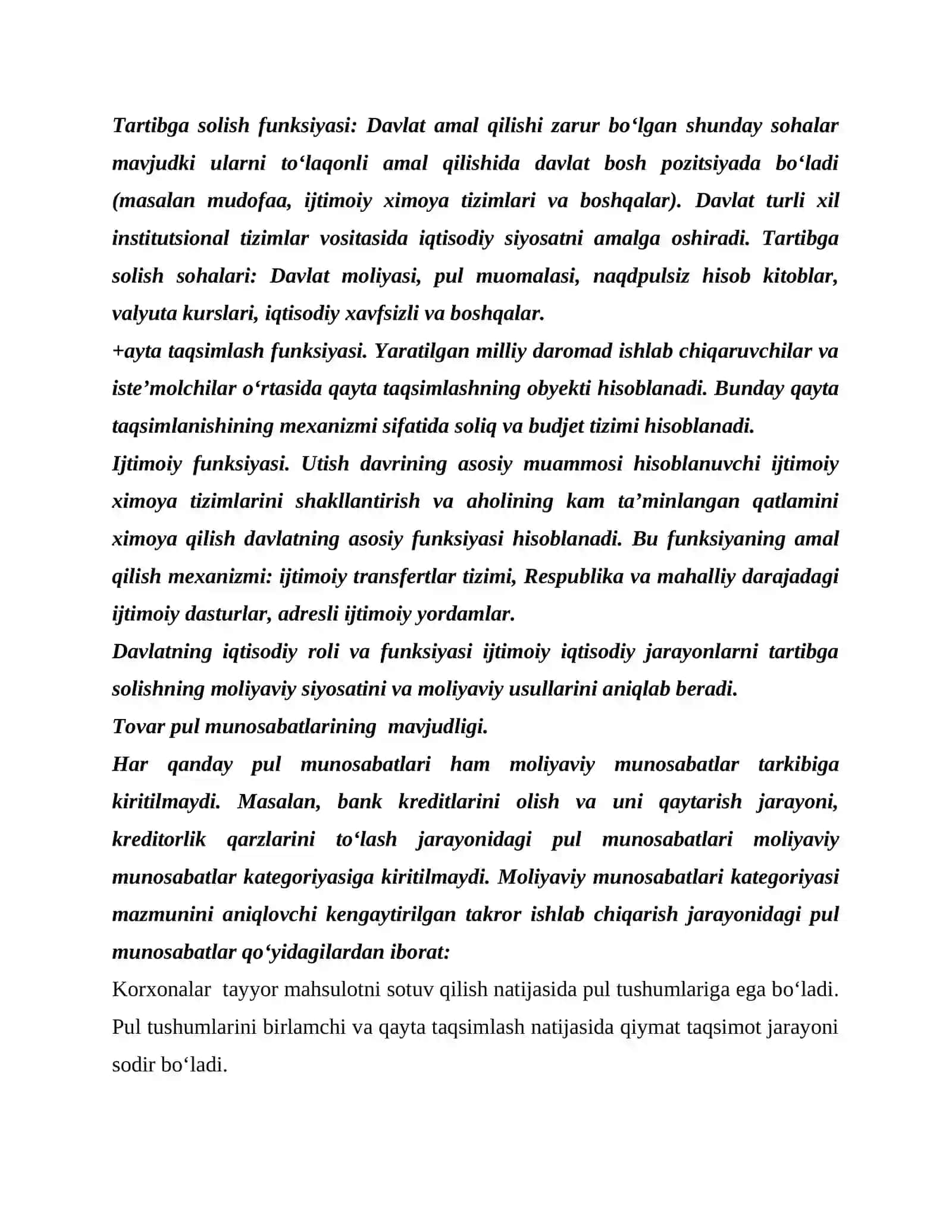 O'zbekistonda moliya bozorini muvofiqlashtirish va nazorat qilish mexanizmlari 4