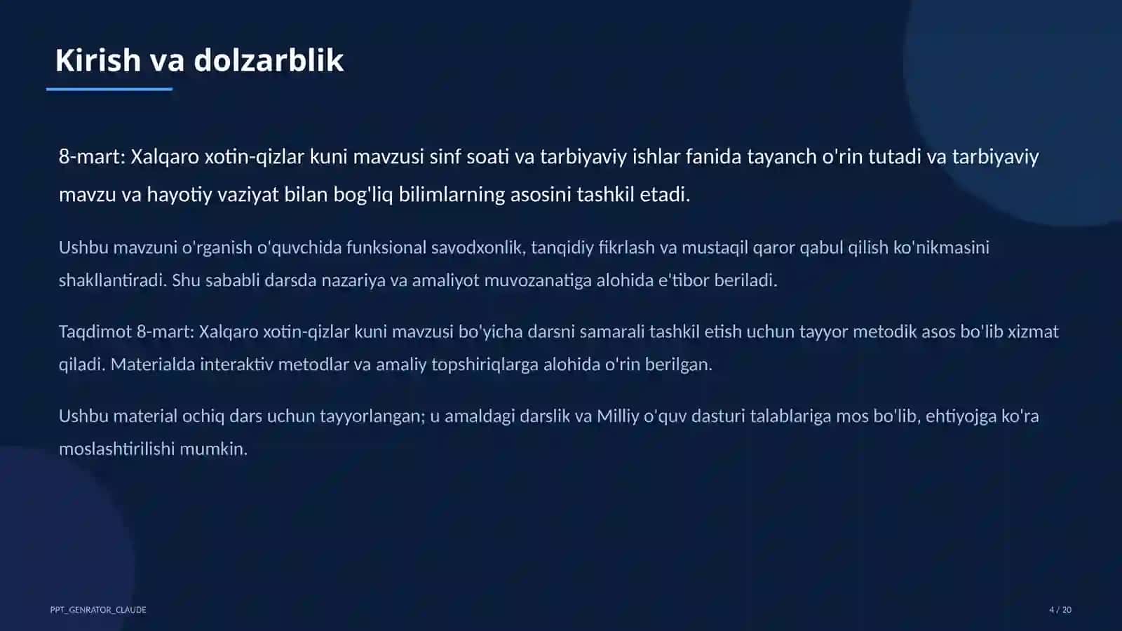 Xalqaro xotin-qizlar kuni 4