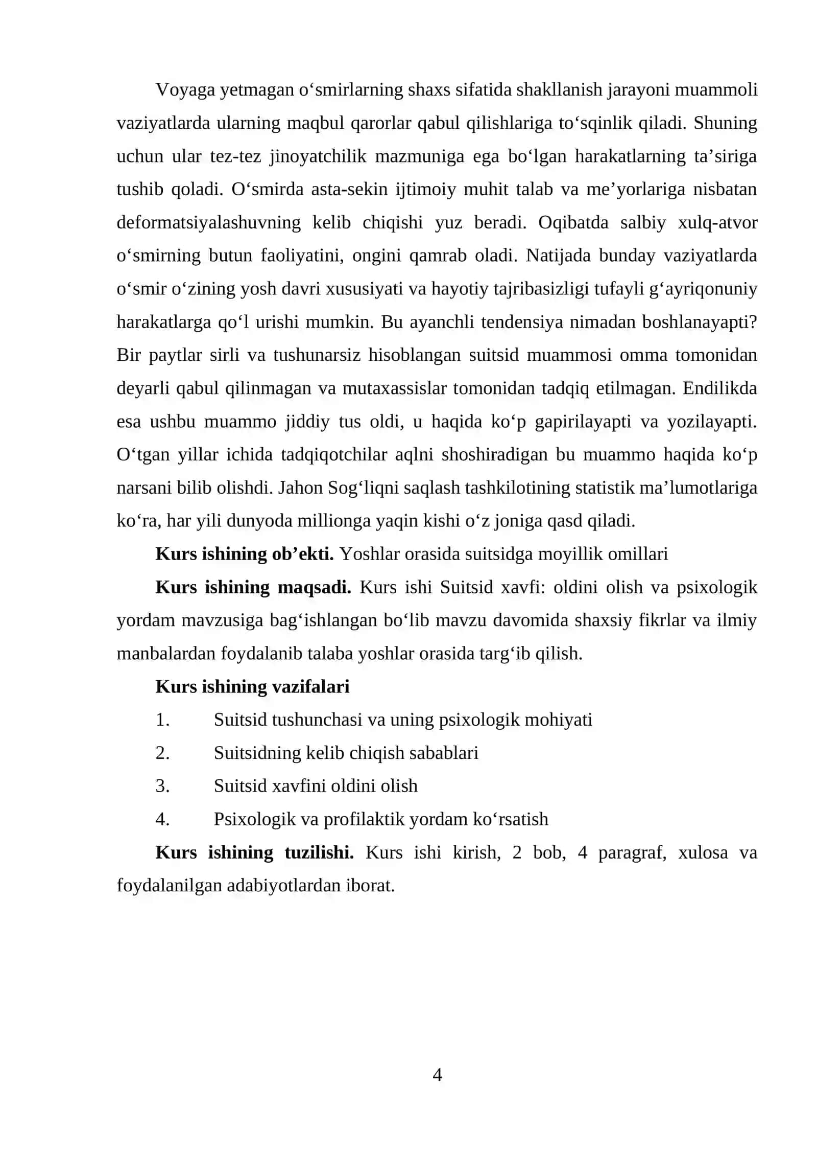 Suitsid xavfi: oldini olish va psixologik yordam 4
