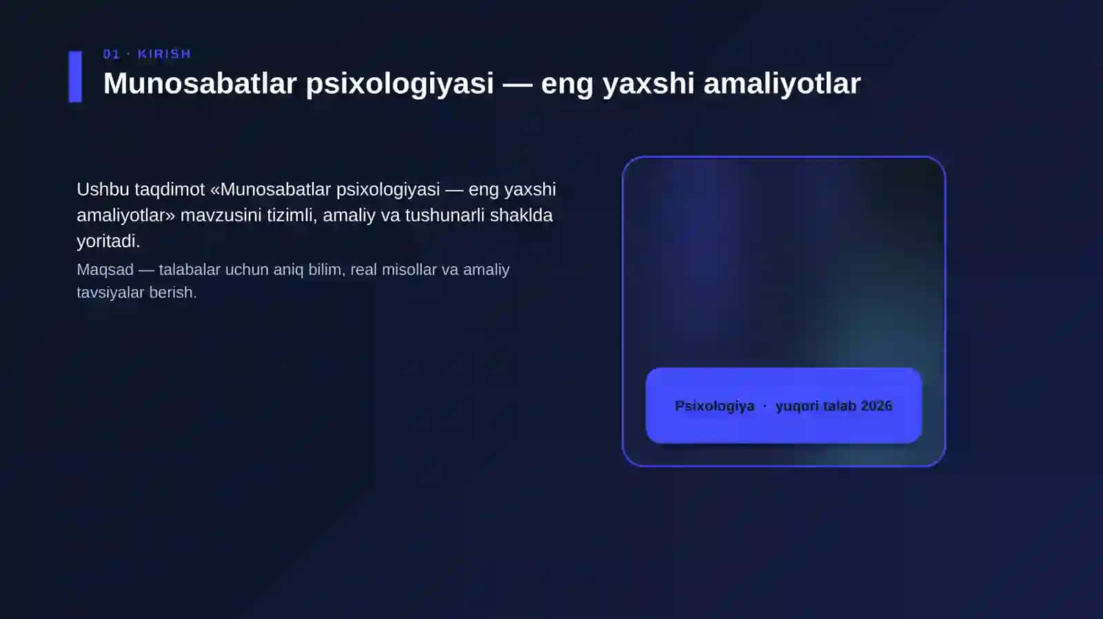 Munosabatlar psixologiyasi — eng yaxshi amaliyotlar 4