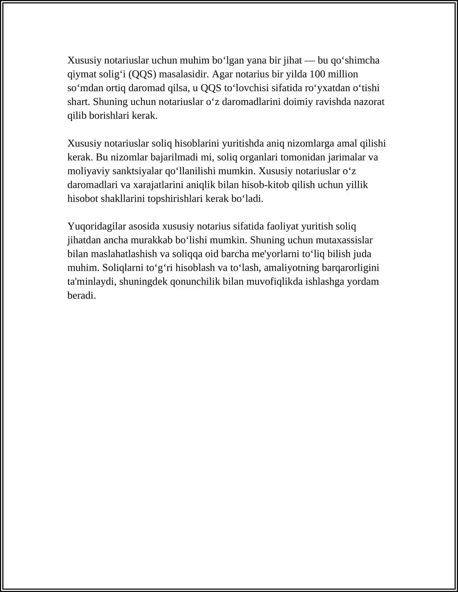 XUSUSIY AMALIYOT BILAN SHUG‘ULLANUVCHI NOTARIUSLAR 4