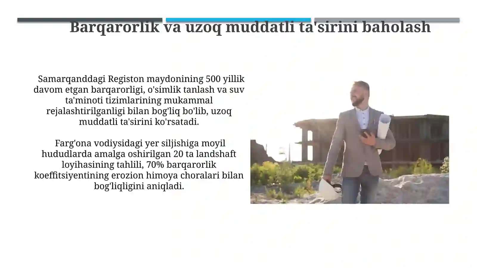 Arxitektura manzarali obodonlashtirishdarajasinibaholash 4