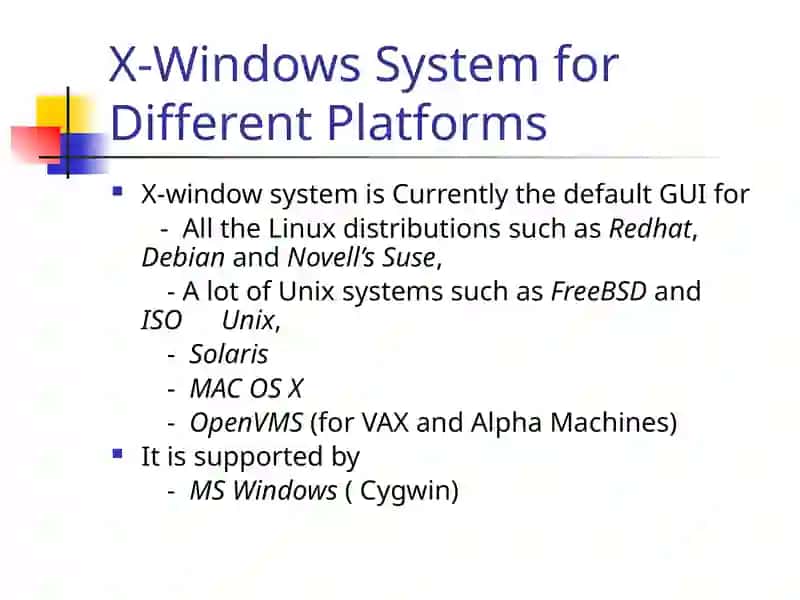 Lecture 6.X-Windows System 4