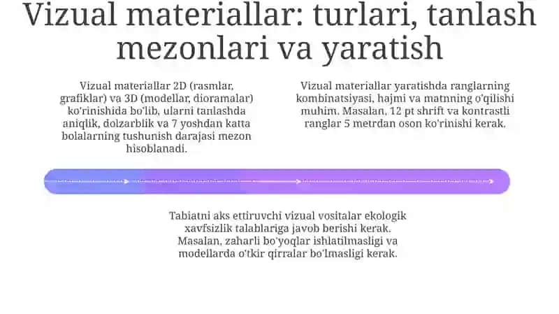 Tabiat bilan tanishtirishda kòrgazmali metod va usullarning òziga xosliklari 4
