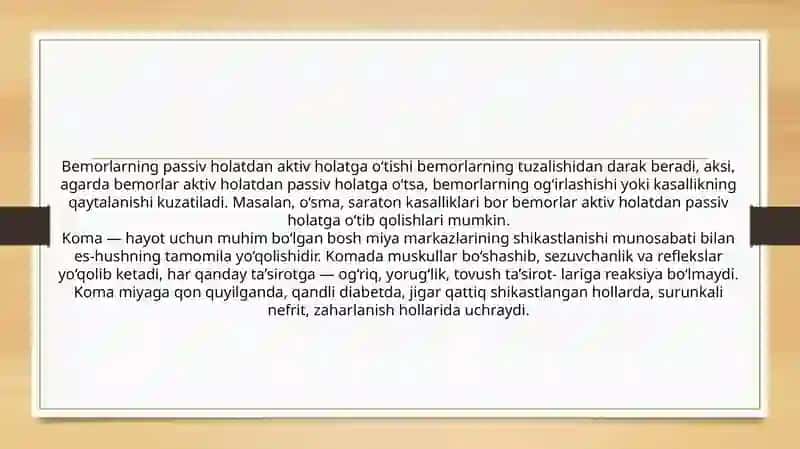 BEMORLARDAN MA’LUMOT TO’PLASH QOIDALARI 4