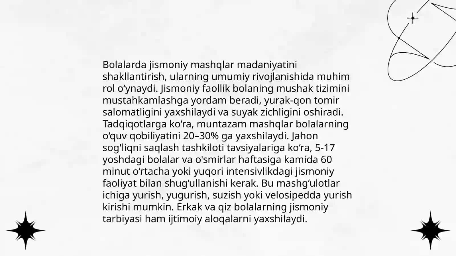 Bolalarni Jismoniy Mashqlar Bilan Amalga Oshiriladigan Chiniqtirish Tadbirlariga Rahbarlik Qilish 4