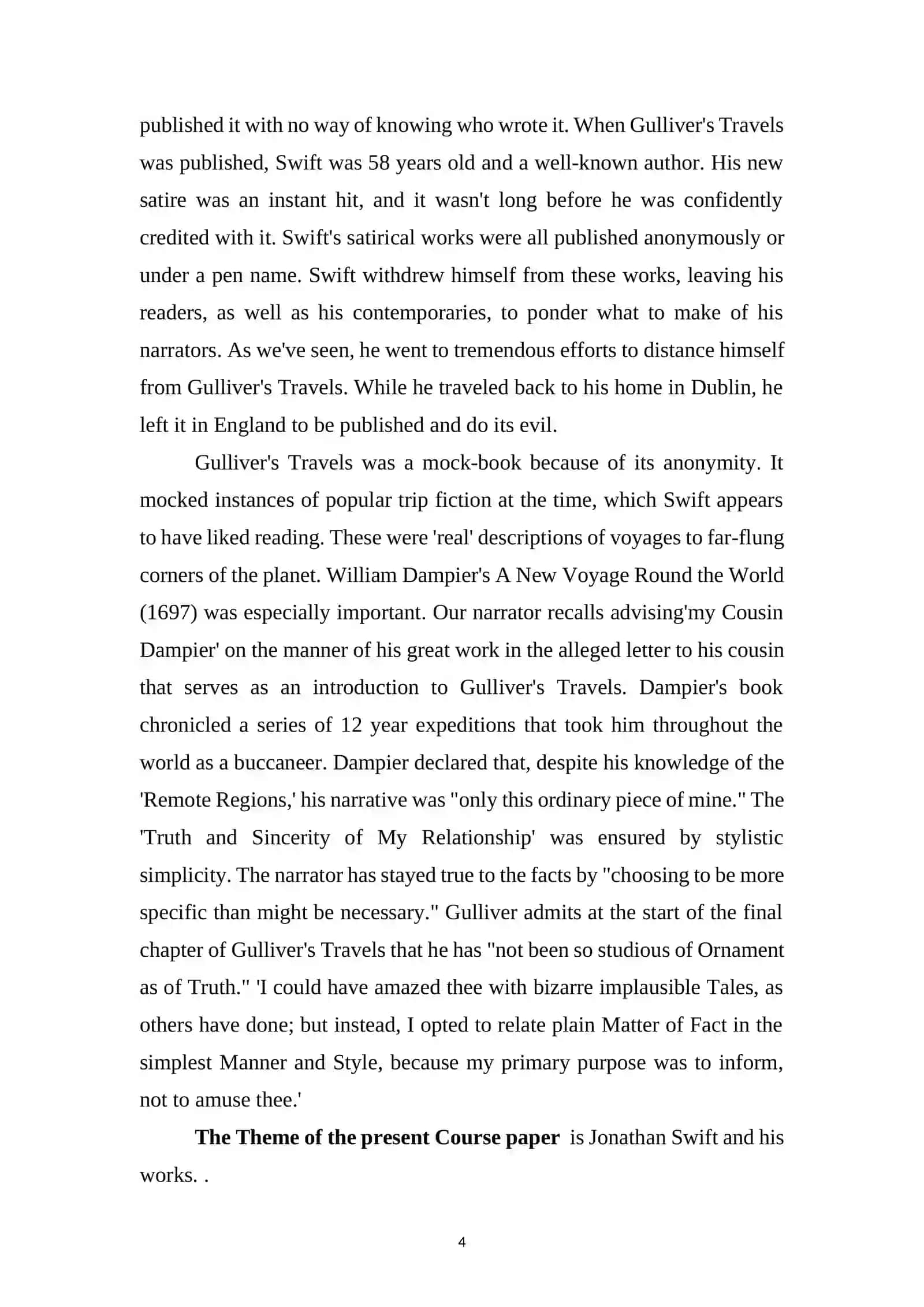 Jonathan Swift's Works 4