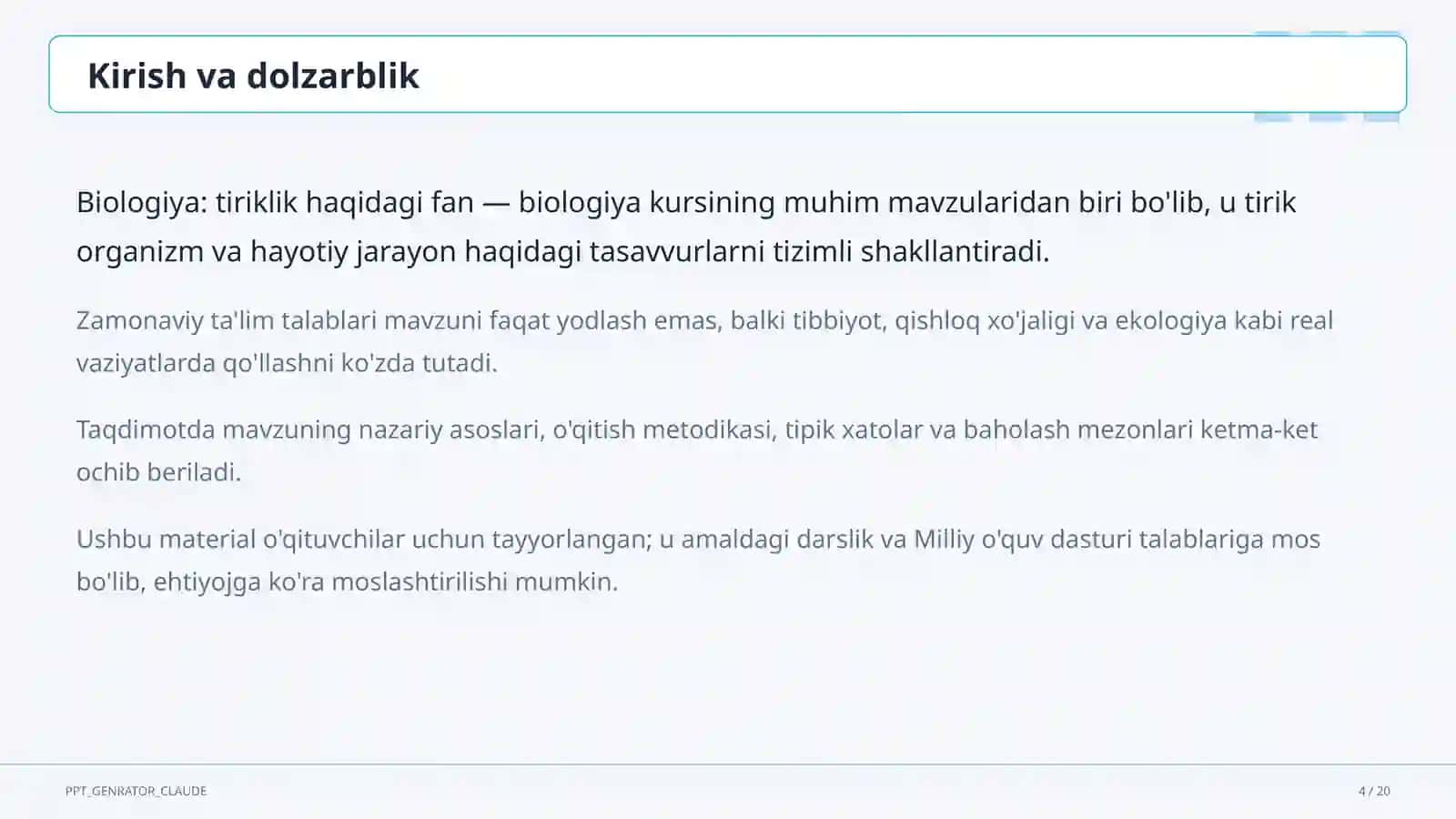 Biologiya: tiriklik haqidagi fan (5-sinf) 4