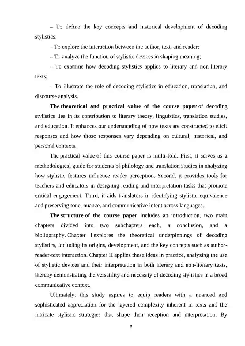 Decoding Stylistics 4