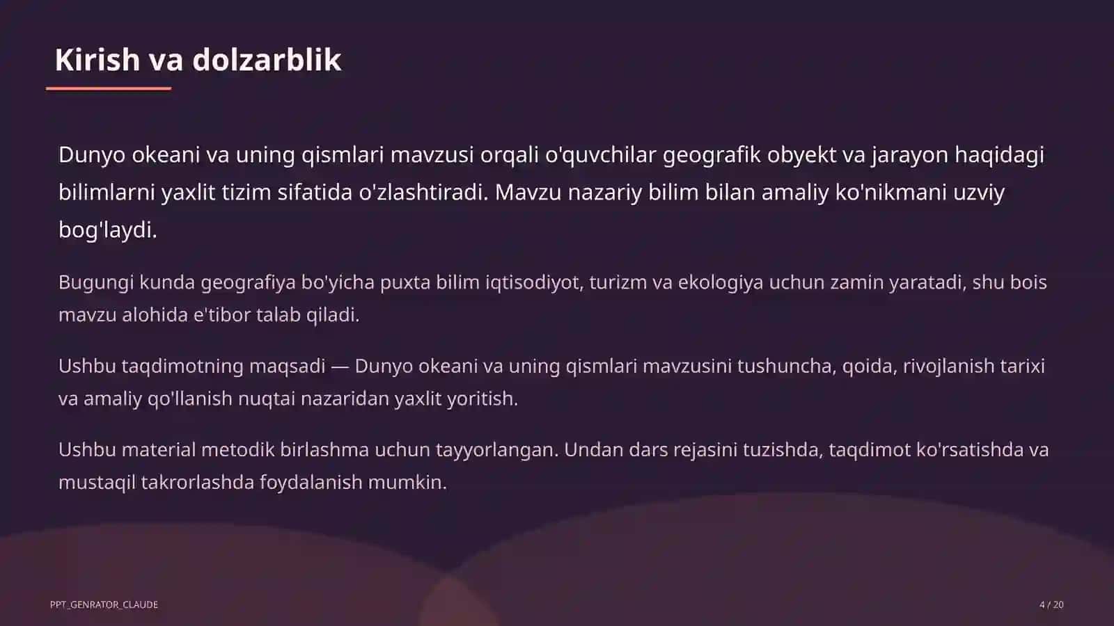 Dunyo okeani va uning qismlari (7-sinf) 4