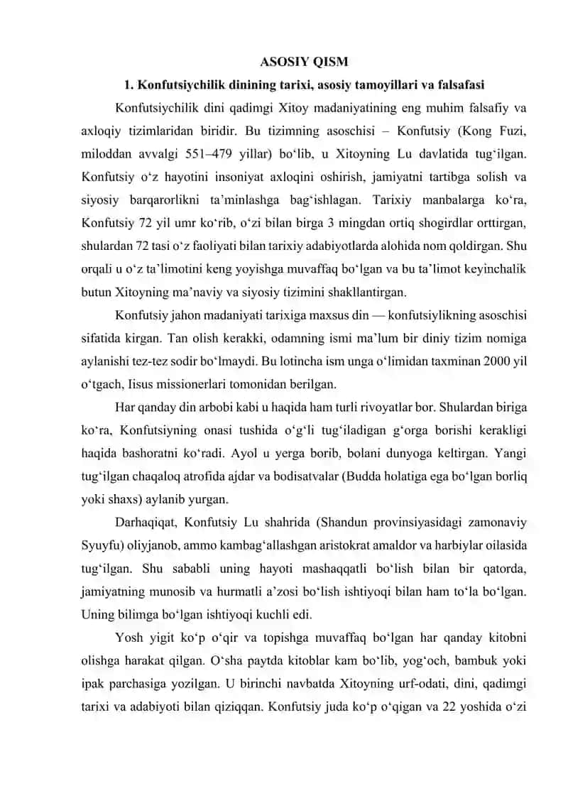Konfutsiychilik va Zardushtiylik dini 4