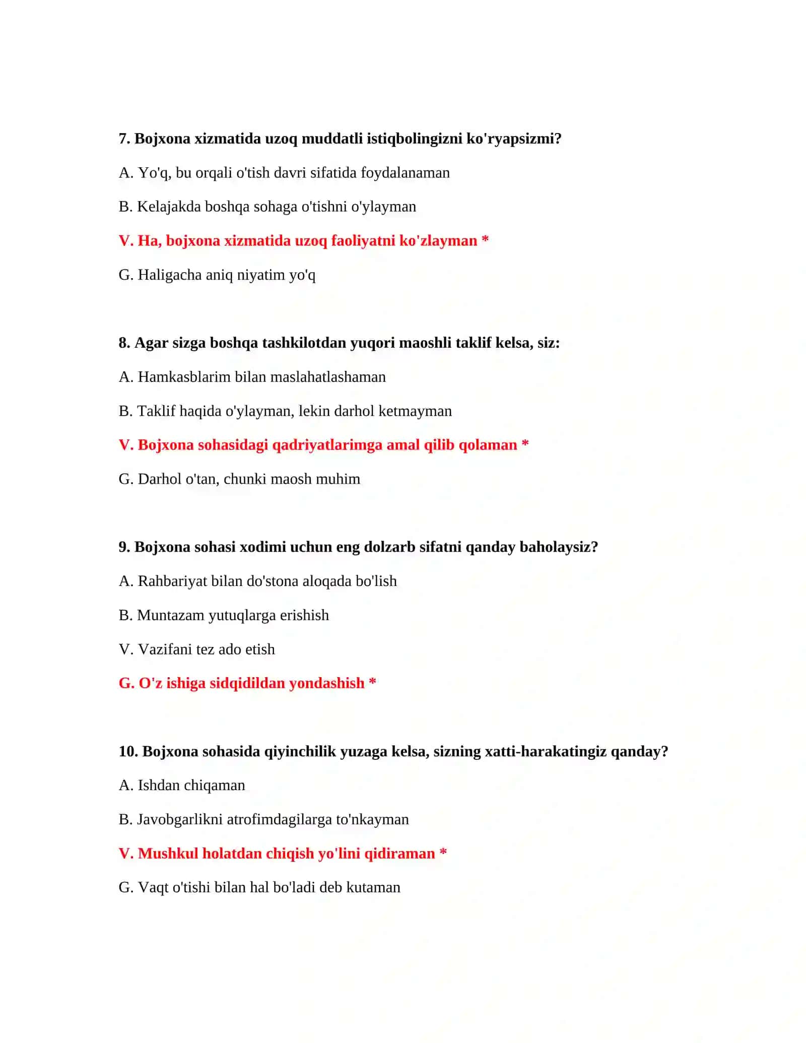 MANTIQIY TESTLAR BO'YICHA TO'LIQ SAVOL-JAVOBLAR TO'PLAMI 4