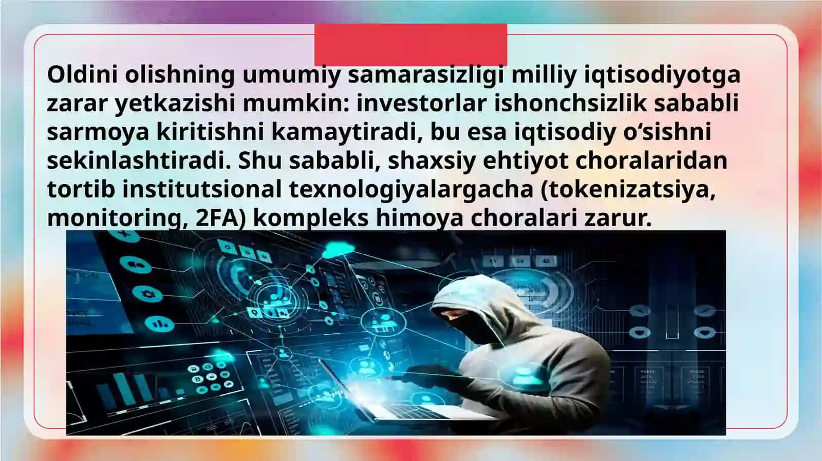 Moliyaviy firibgarliklar, bank kartalari bilan bo‘ladigan firibgarliklar 4
