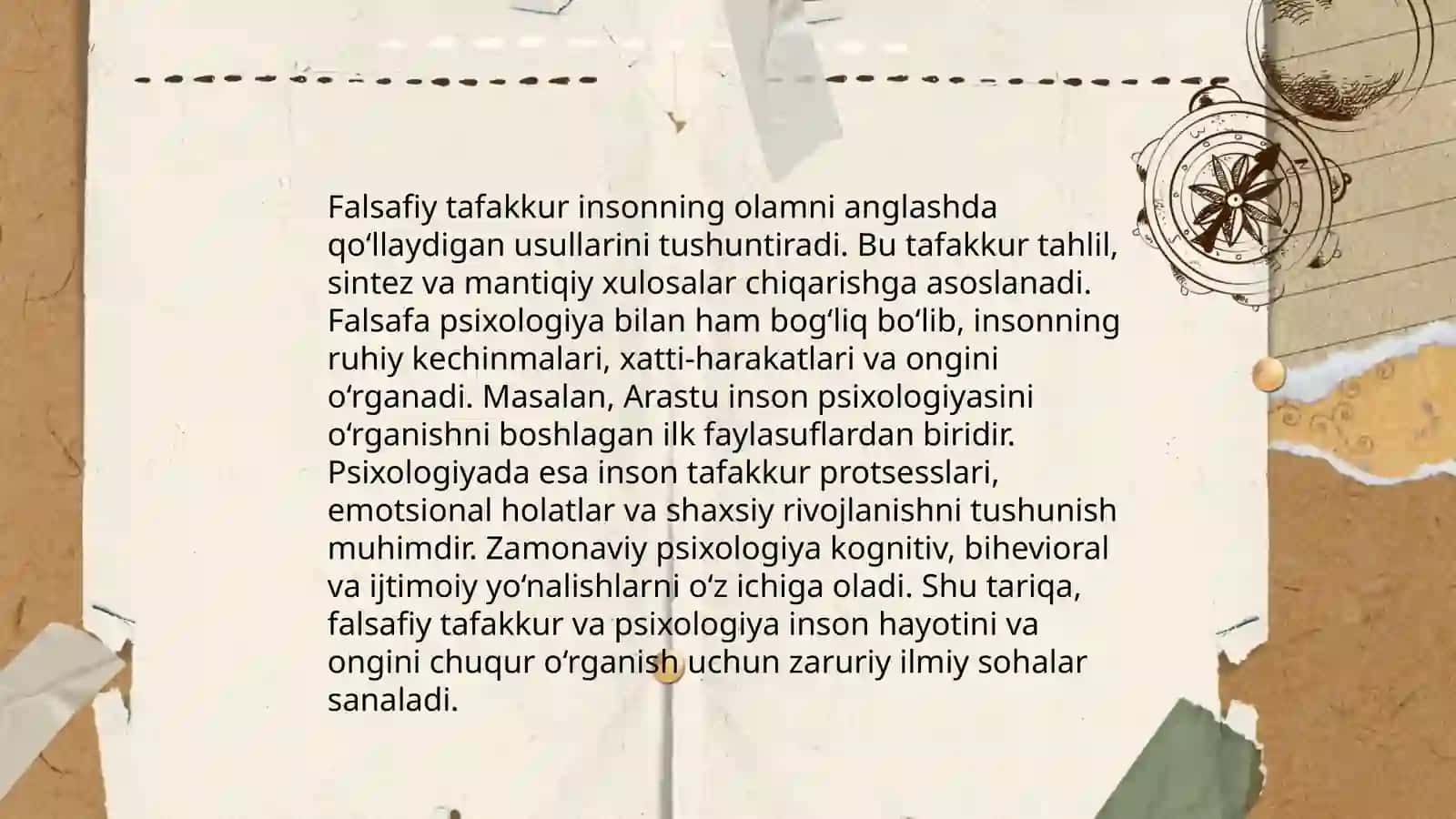 Psixologiyani rivojlanish tarixi (Antik davr) 4